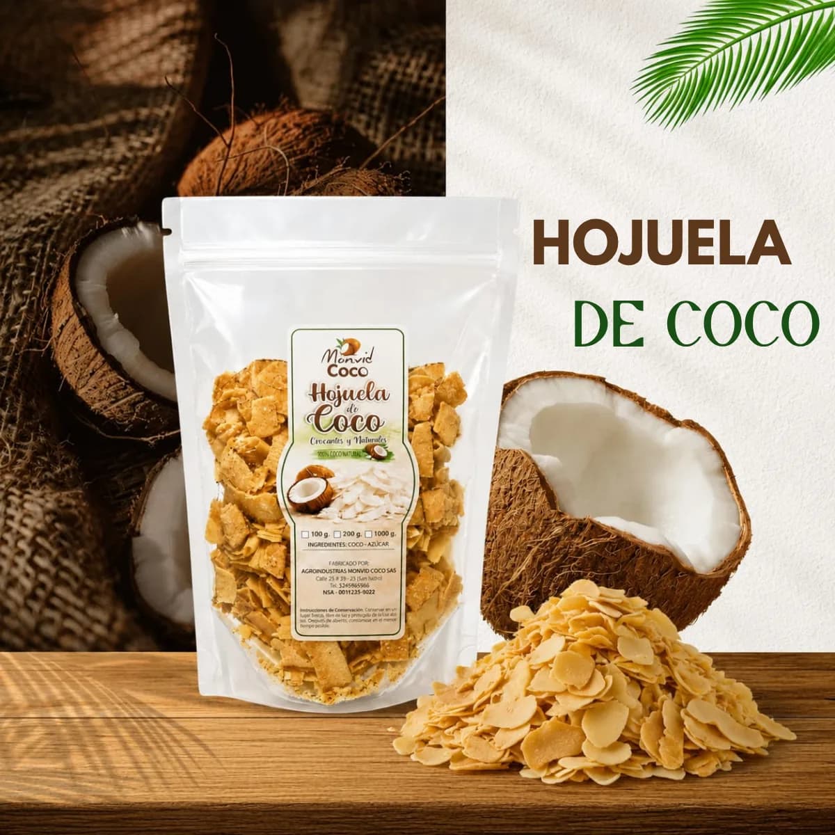 Caramelized Coconut Flakes
